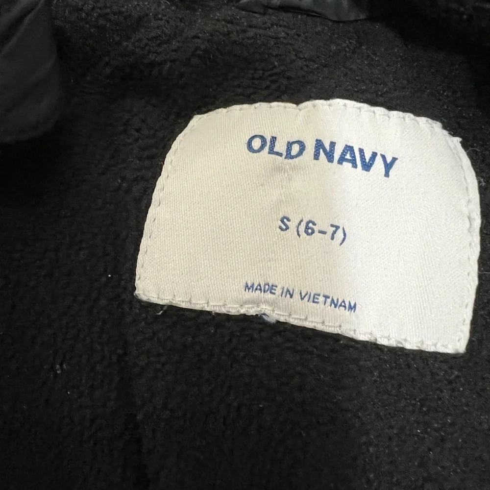 Old Navy Kids Black Puffer Jacket